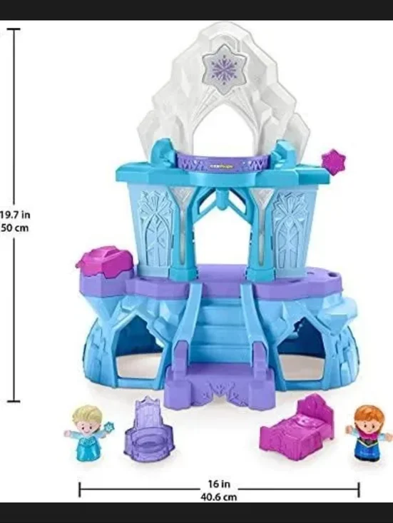 Fisher-Price Little People Disney Frozen Elsa's Enchanted Lights Palace.  - Picture 6 of 7